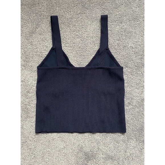 *SOLD* vero moda navy blue breast detail tank - Picture 3 of 3